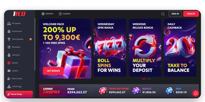 1Red App: De Ultieme Casino-ervaring in je Broekzak image 3